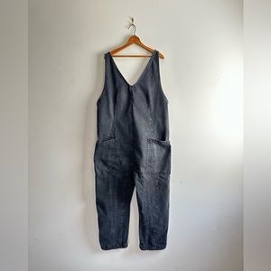 Free People High Roller overalls in black